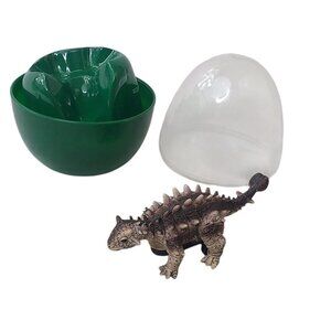 Dinosaur Pull Back Toy Ankylosaurus Car with Egg Capsule